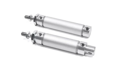 What is the maximum pressure the mhz2 double acting two jaw cylinder can with...